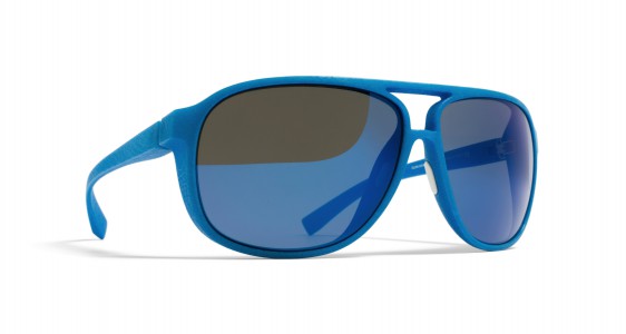 Mykita Mylon VENTO Sunglasses, MD10 MALIBU BLUE - LENS: BLUE SKY FLASH