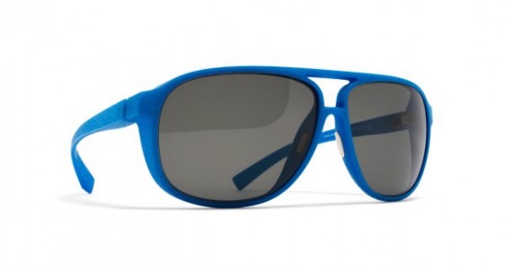 Mykita Mylon VENTO Sunglasses, MD10 MALIBU BLUE - LENS: GREY POLARISED