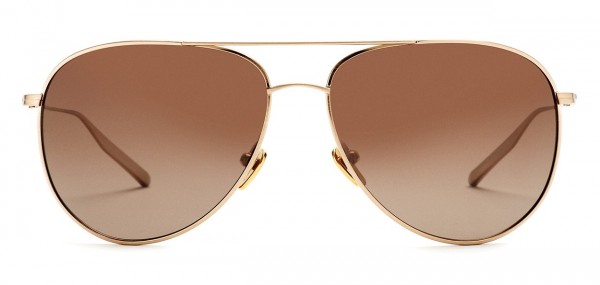 Salt Optics Francisco Sunglasses, Brushed Honey Gold