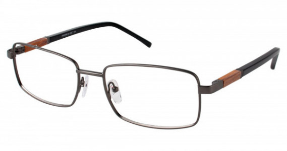 XXL PIONEER Eyeglasses, GUNMETAL