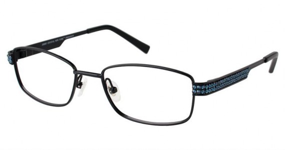 Jimmy Crystal Obsession Eyeglasses, Black