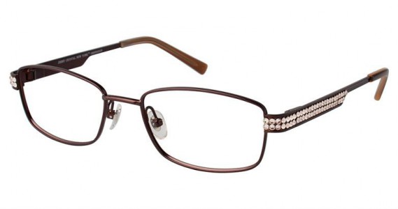 Jimmy Crystal Obsession Eyeglasses, Brown