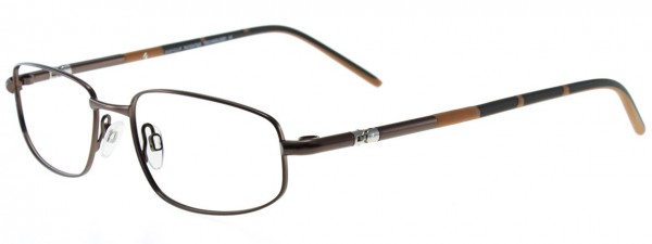 EasyClip EC265 Eyeglasses, SATIN CHOCOLATE