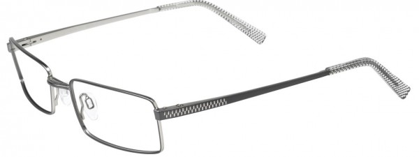 EasyClip S2479 Eyeglasses, SATIN SLATE GREY AND SILVER