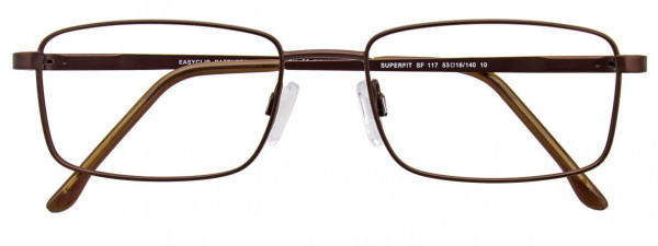 EasyClip SF117 Eyeglasses, 010 - Satin Dark Brown