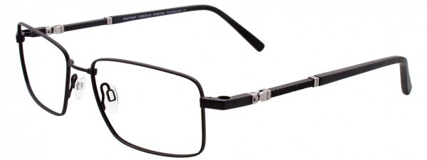 EasyTwist CT223 Eyeglasses, MATT BLACK AND SILVER