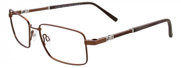 EasyTwist CT223 Eyeglasses, MATT DARK BROWN AND SILVER