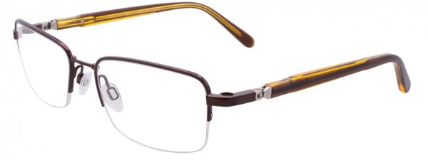 EasyTwist CT224 Eyeglasses, SATIN DARK BROWN