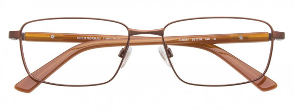 Greg Norman GN251 Eyeglasses, 010 - Satin Dark Brown