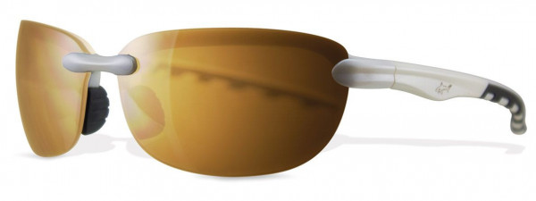 Greg Norman G4011 Sunglasses, 075 - Shiny Aluminum White
