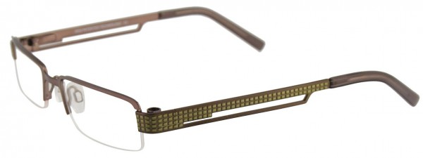 Takumi T9906 Eyeglasses, SATIN CHARCOAL AND GREEN