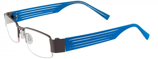 Takumi T9953 Eyeglasses, DARK GREY/BLUE