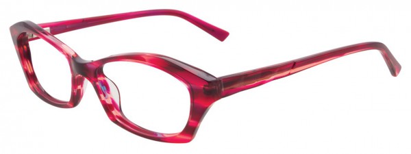 Takumi P5004 Eyeglasses, MARBLED CRYSTAL CHERRY RED