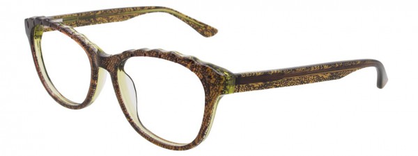 Takumi P5005 Eyeglasses, CRYSTAL BROWN AND CRYSTAL OLIVE