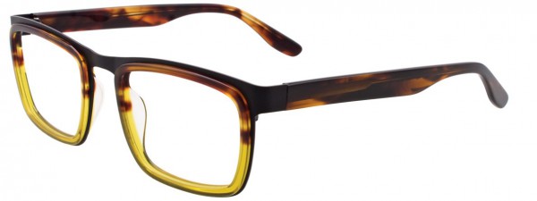 Takumi P5009 Eyeglasses, BLACK AND YELLOW