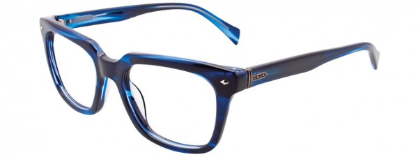 Takumi P5011 Eyeglasses, MARBLED BLUE