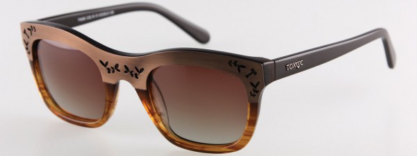 Takumi TX695 Sunglasses, DRK BROWN AND BRONZE AND MRB AMBER