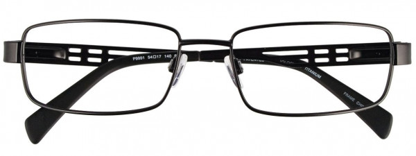 Pentax P9991 Eyeglasses, 090 - Satin Black