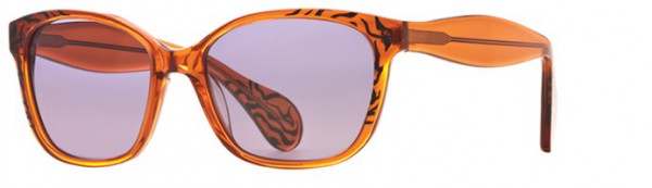 Rough Justice Divalicious (Sun) Eyeglasses, Brown Tiger