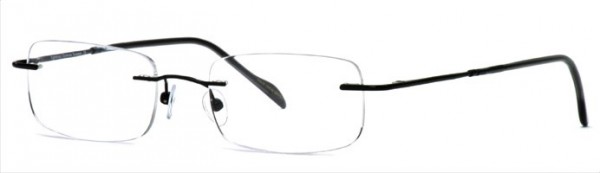 Calligraphy Scanner Eyeglasses, Black