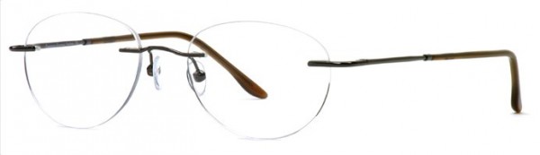 Calligraphy Techno Eyeglasses, Brown