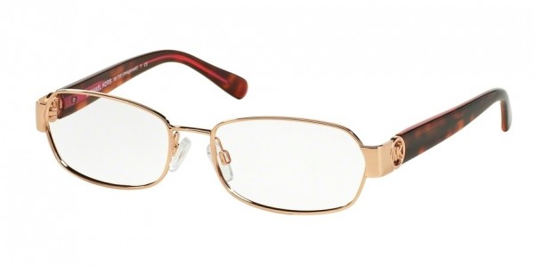 Michael Kors MK7001 AMAGANSETT Eyeglasses, 1003 ROSE GOLD-TONE (GOLD)