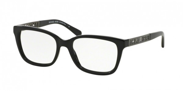 Michael Kors MK8008F Eyeglasses, 3005 BLACK (BLACK)