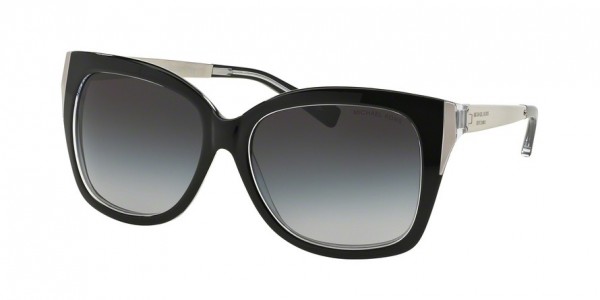Michael Kors MK2006F TAORMINA (F) Sunglasses, 303311 BLACK CRYSTAL (BLACK)
