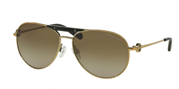 Michael Kors MK5001 ZANZIBAR Sunglasses, 100413 GOLD-TONE (GOLD)