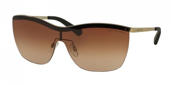 Michael Kors MK5005 PAPHOS Sunglasses, 100413 GOLD-TONE (GOLD)