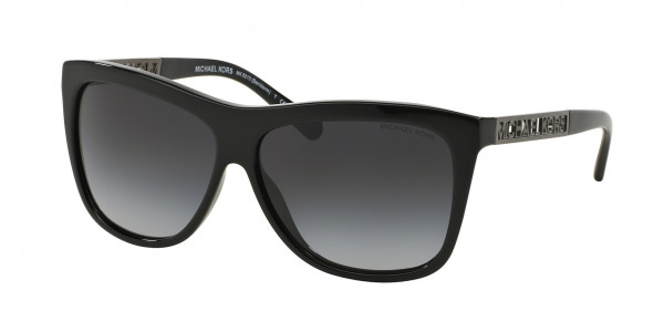 Michael Kors MK6010 BENIDORM Sunglasses, 300511 BLACK (BLACK)
