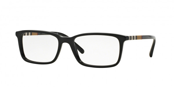 Burberry BE2199F Eyeglasses, 3001 BLACK (BLACK)