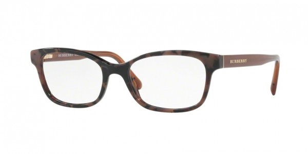 Burberry BE2201F Eyeglasses, 3648 SPOTTED BROWN (BROWN)