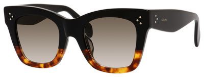 Celine Celine 41098 F/S Sunglasses, 0FU5(Z3) Black Tortoise Havana