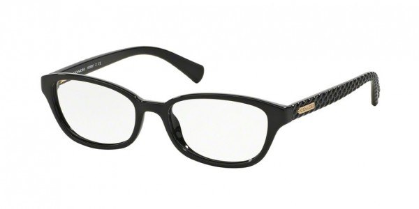 Coach HC6067 Eyeglasses, 5002 BLACK (BLACK)