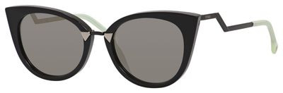 Fendi Ff 0118/S Sunglasses, 0AQM(UE) Black