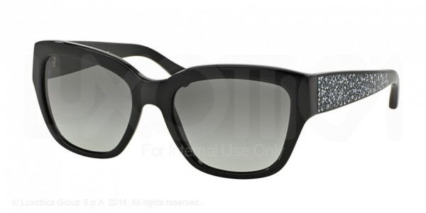 Coach HC8139 L110 Sunglasses, 500211 BLACK (BLACK)