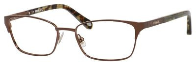 Fossil Fos 6048 Eyeglasses, 0TY6(00) Brown