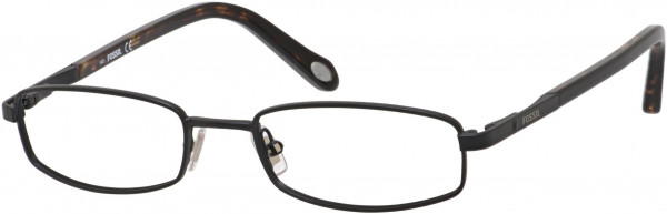 Fossil FOS 6051 Eyeglasses, 0003 Black Semi Matte