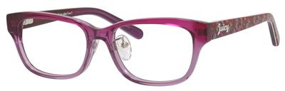 Juicy Couture Ju 921/F Eyeglasses, 0JER(00) Burgundy Plum Crystal