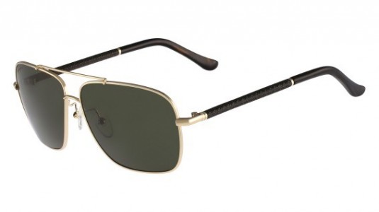 Ferragamo SF145SL Sunglasses, (717) SHINY GOLD