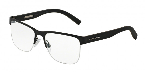 Dolce & Gabbana DG1272 Eyeglasses, 1260 BLACK RUBBER (BLACK)