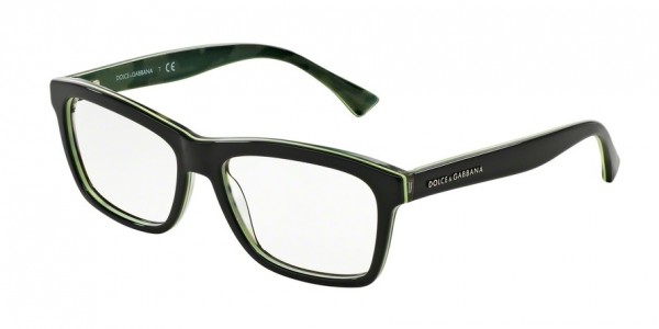 Dolce & Gabbana DG3235 Eyeglasses, 2953 BLACK/FLUO YELLOW/CAMO (BLACK)