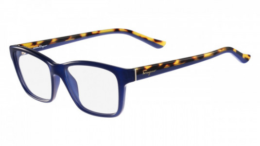 Ferragamo SF2721 Eyeglasses, (414) NAVY BLUE