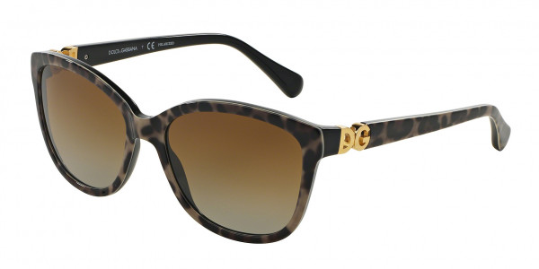 Dolce & Gabbana DG4258 Sunglasses, 1995T5 LEO ON BLACK