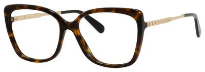 Marc Jacobs Mj 615 Eyeglasses, 0ANT(00) Dark Havana Gold