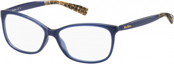 Max Mara MM 1230 Eyeglasses, 0BXP Blue Fbrc