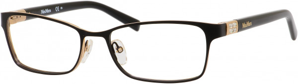 Max Mara MM 1237 Eyeglasses, 0D16 Black Rose Gold