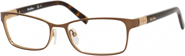 Max Mara MM 1237 Eyeglasses, 0D27 Brown Rose Gold