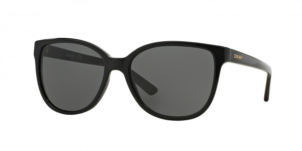 DKNY DY4129 Sunglasses, 300187 BLACK (BLACK)